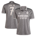 Vini Jr. Los Merengues adidas Originals 2024/25 Third Replica Player Jersey - Charcoal/White