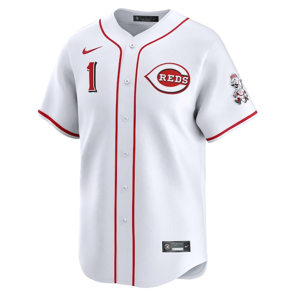 Cincinnati Reds Nike #1 Dad Home Limited Jersey - White