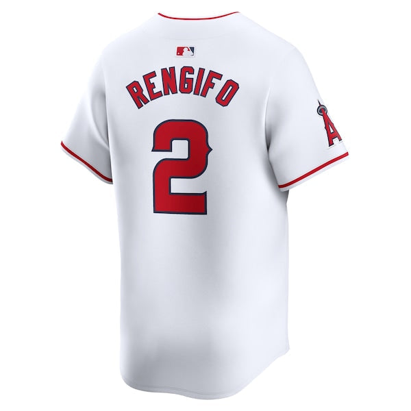 Luis Rengifo Los Angeles Angels Nike Home Limited Player Jersey - White