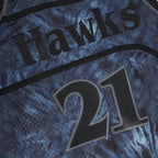 Dominique Wilkins Atlanta Hawks Hardwood Classics 1986/87 Tie-Dye Swingman Jersey - Black