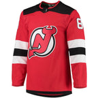 Jack Hughes New Jersey Devils adidas Home Primegreen Authentic Player Jersey - Red/Black