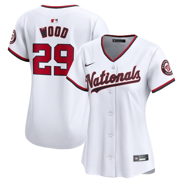 James Wood Washington Nationals Nike Women's Home Limited Player Jersey - White