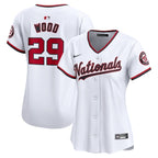 James Wood Washington Nationals Nike Women's Home Limited Player Jersey - White
