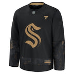 Seattle Kraken  2024 Military Appreciation Practice Jersey - Black
