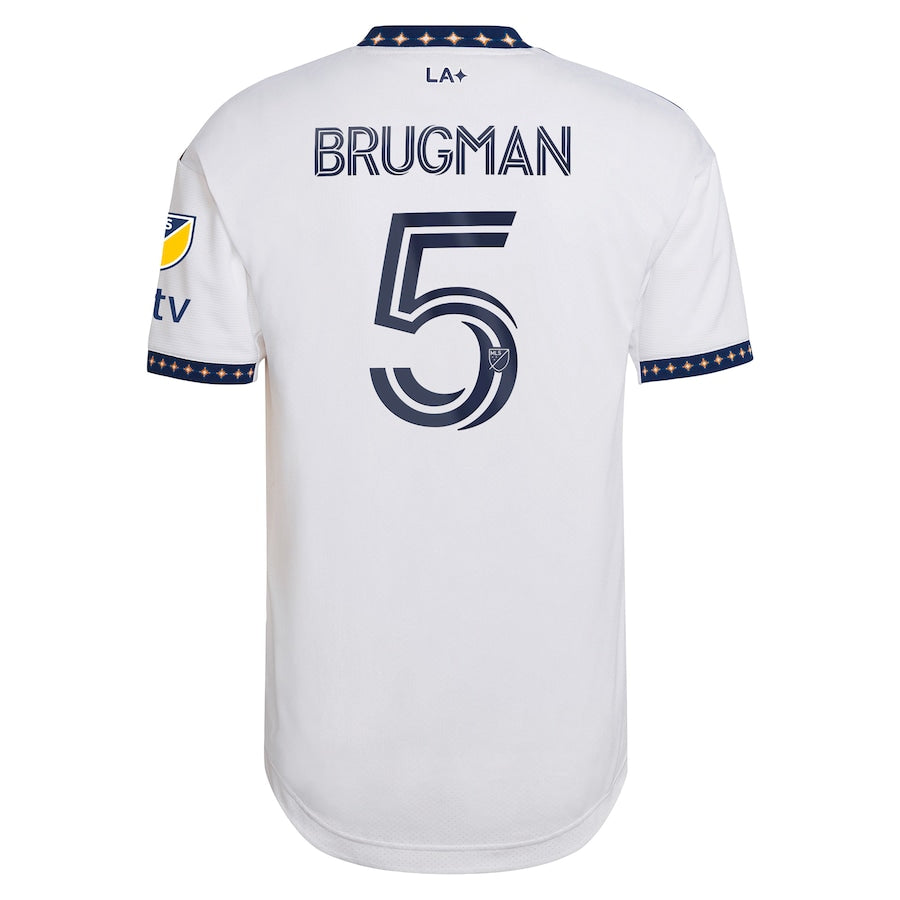 Gastón Brugman LA Galaxy adidas 2023 City of Dreams Kit Authentic Jersey - White