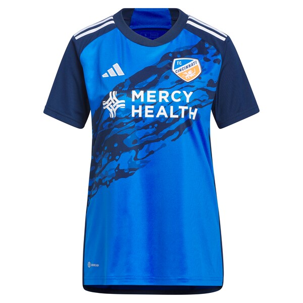 Brandon Vazquez FC Cincinnati adidas Women's 2024 River Kit Replica Jersey - Blue