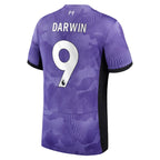 Darwin Núñez Liverpool Nike Youth 2023/24 Third Stadium Replica Player Jersey - Purple