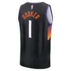 Devin Booker Phoenix Suns  Youth 2025/26 City Edition Fast Break Jersey - Black