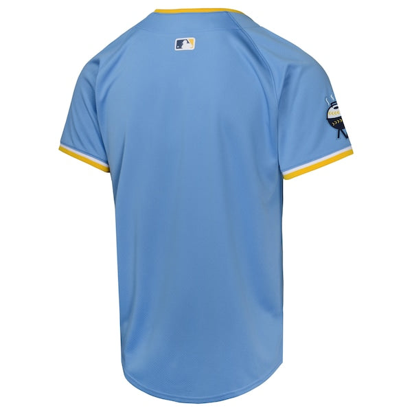 Milwaukee Brewers Nike Youth City Connect Limited Jersey - Powder Blue