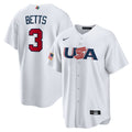Mookie Betts USA Baseball Nike 2023 World Baseball Classic Replica Player Jersey - White