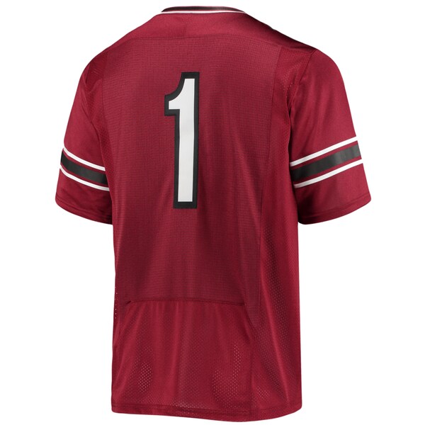 #1 South Carolina Gamecocks Under Armour Premiere Football Jersey - Garnet