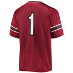 #1 South Carolina Gamecocks Under Armour Premiere Football Jersey - Garnet
