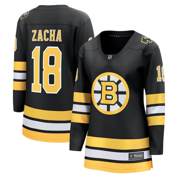 Pavel Zacha Boston Bruins  Women's Home Breakaway Player Jersey - Black