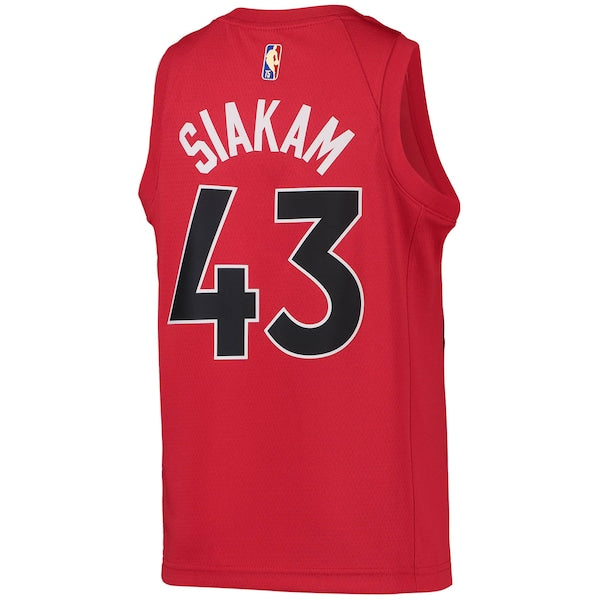 Pascal Siakam Toronto Raptors Nike Youth 2021/22 Diamond Swingman Jersey - Icon Edition - Red
