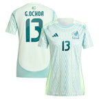 Guillermo Ochoa Mexico National Team adidas Women's 2024 Away Replica Player Jersey - Green/Burgundy
