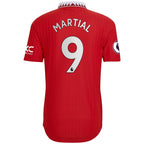 Anthony Martial Manchester United adidas 2022/23 Home Authentic Player Jersey - Red