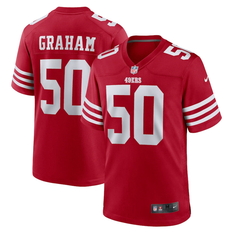 Jalen Graham San Francisco 49ers Nike Team Game Jersey - Scarlet