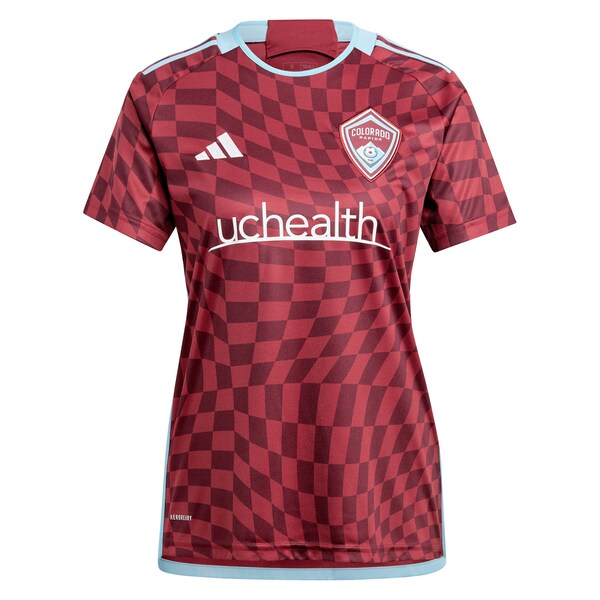 Sam Vines Colorado Rapids adidas Women's 2024 One Flag Kit Replica Player Jersey - Burgundy/Light Blue