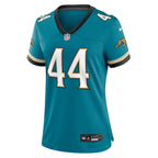 Travon Walker Jacksonville Jaguars Nike Women's Prowler Throwback Game Jersey - Teal