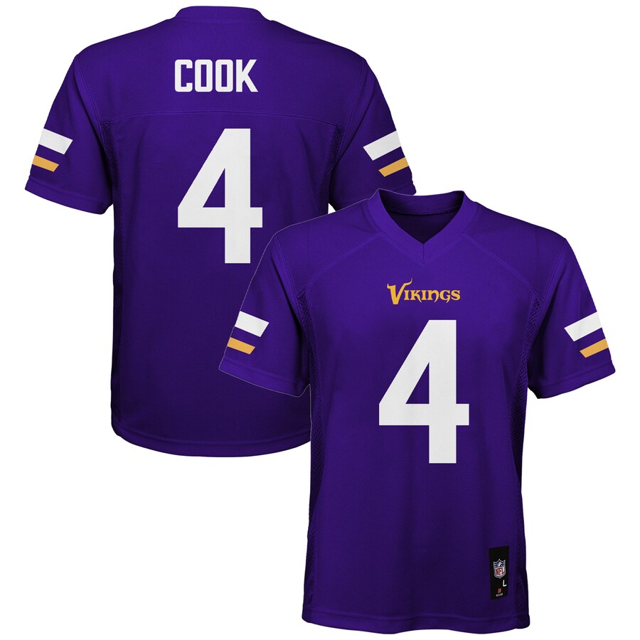 Dalvin Cook Minnesota Vikings Youth Replica Player Jersey - Purple