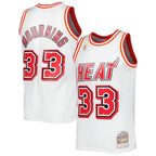 Alonzo Mourning Miami Heat Hardwood Classics Swingman Jersey - White