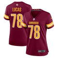 Cornelius Lucas Washington Commanders Nike Women's  Game Jersey -  Burgundy