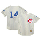 Ernie Banks Chicago Cubs Cooperstown Collection 1969 Authentic Jersey - Cream