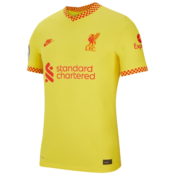 Liverpool Nike 2021/22 Third Vapor Match Jersey - Yellow