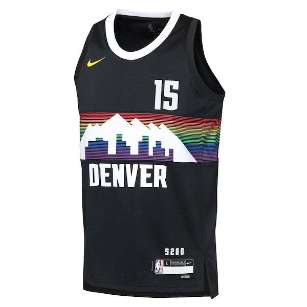 Nikola Jokić Denver Nuggets Nike Youth 2025/26 City Edition Swingman Jersey - Black