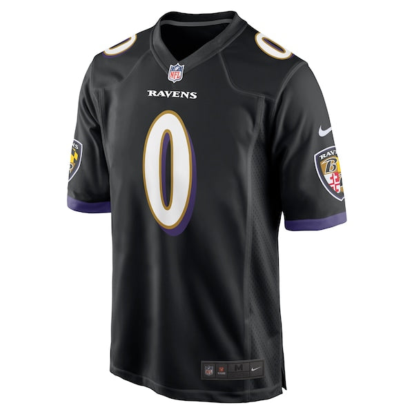 Roquan Smith Baltimore Ravens Nike Team Game Jersey - Black/Purple/White