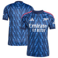 Arsenal adidas 2025/26 Away Replica Jersey - Blue/Red