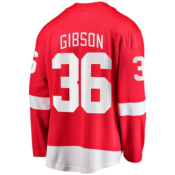 John Gibson Detroit Red Wings  Home Breakaway Jersey - Red