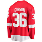 John Gibson Detroit Red Wings  Home Breakaway Jersey - Red