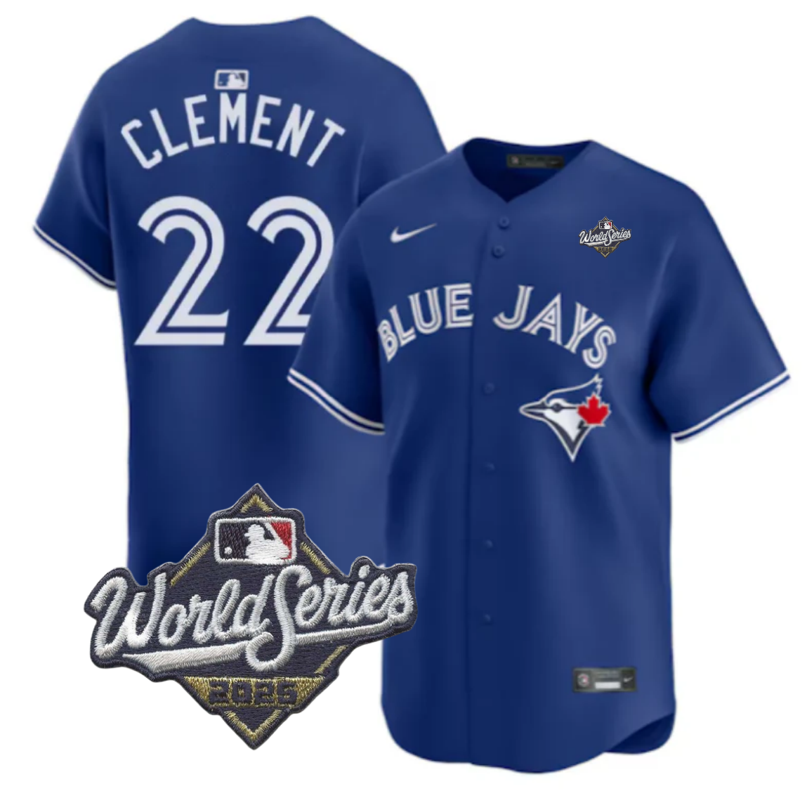 Ernie Clement Toronto Blue Jays Nike 2025 World Series Limited Jersey - Royal