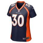 Terrell Davis Denver Broncos Nike Women's Retired Player Jersey - Navy/Orange