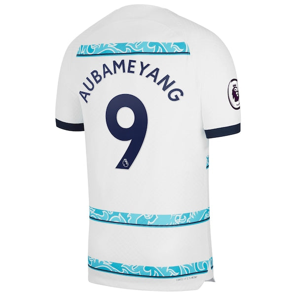 Pierre-Emerick Aubameyang Chelsea Nike 2022/23 Away Vapor Match Authentic Player Jersey - White