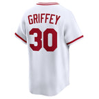 Ken Griffey Cincinnati Reds Nike Throwback Cooperstown Collection Limited Jersey - White