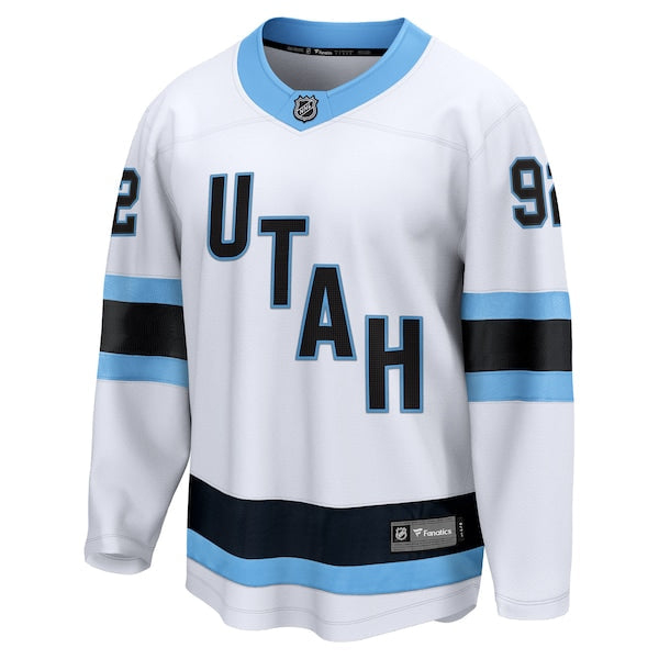 Logan Cooley Utah Hockey Club  Breakaway Player Jersey - White/Black