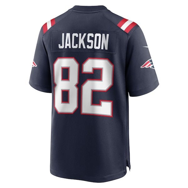 JaQuae Jackson New England Patriots Nike  Game Jersey -  Navy