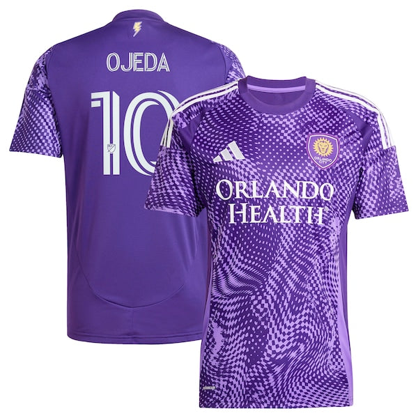 Martín Ojeda Orlando City SC adidas 2025 Perfect Storm Replica Player Jersey - Purple