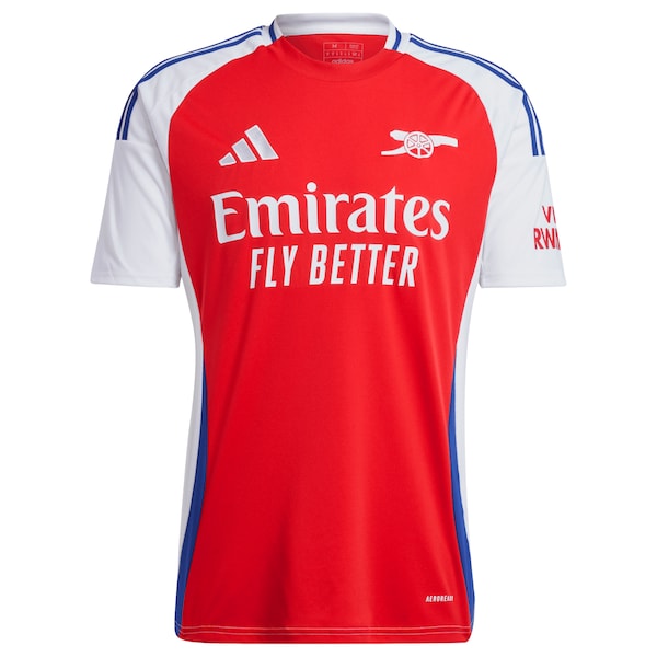 Gabriel Martinelli Arsenal adidas 2024/25 Home Replica Player Jersey – Red