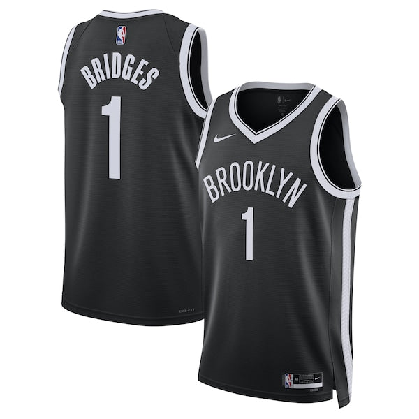 Mikal Bridges Brooklyn Nets Nike Unisex Swingman Jersey - Icon Edition - Black