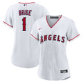 Los Angeles Angels Nike Women's #1 Bride Home Replica Jersey - White