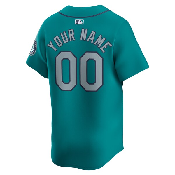 Seattle Mariners Nike  Alternate Limited Custom Jersey – Aqua