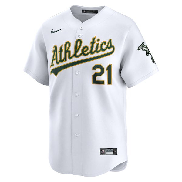 Tyler Soderstrom Athletics Nike Home Limited Player Jersey - White
