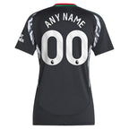 Arsenal adidas Women's 2024/25 Away Replica Custom Jersey - Black