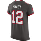 Tom Brady Tampa Bay Buccaneers Nike Alternate Vapor Elite Jersey - Pewter
