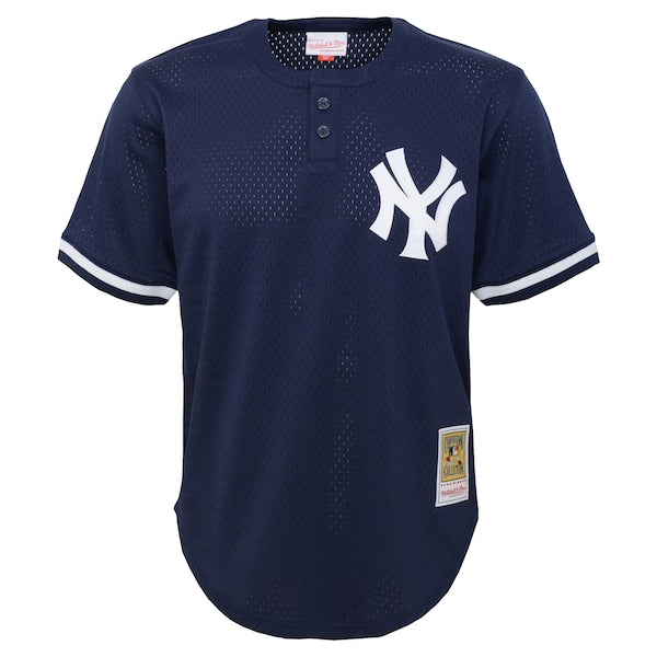 Derek Jeter New York Yankees Toddler Cooperstown Collection Mesh Batting Practice Jersey - Navy