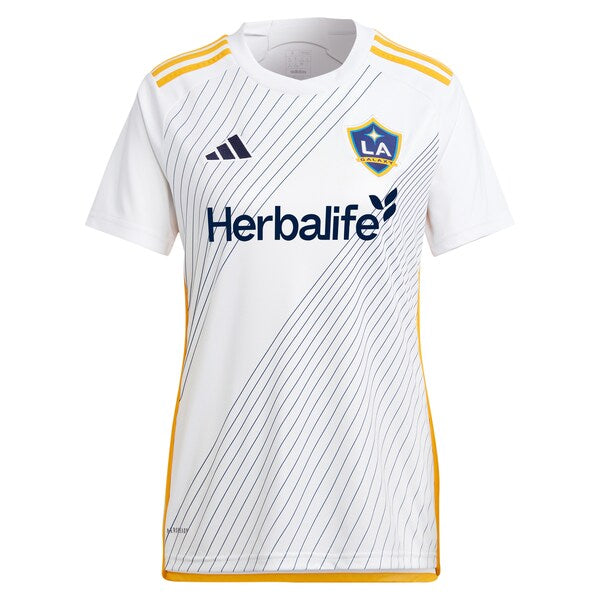 LA Galaxy adidas Women's 2024 Angeleno Kit Replica Custom Jersey  - White
