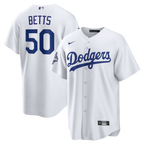 Mookie Betts Los Angeles Dodgers Nike 2025 World Series Champions Home Replica Jersey - White